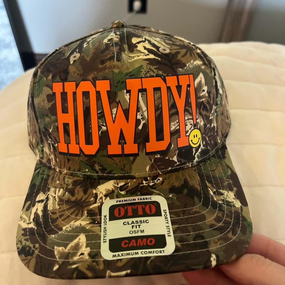 DRESSED IN LALA Howdy Camo Hat BRAND NEW